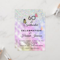 60 and Spectacular Glittery Butterflies Party