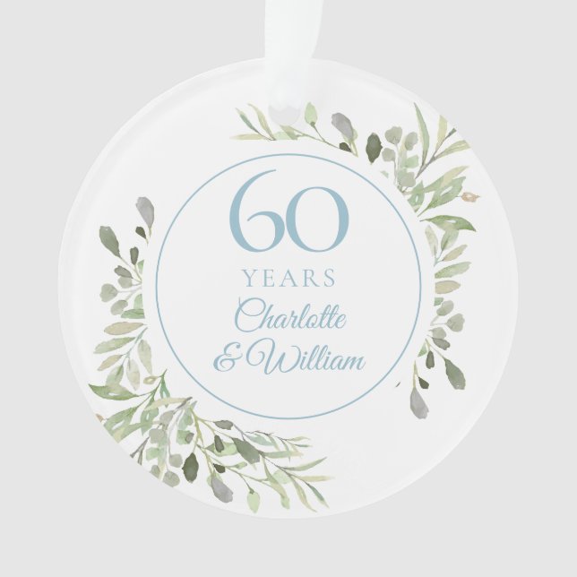 60 ans de verdure Anniversaire du diamant floral (devant)