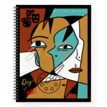 60 Day Art Challenge Abstract Cubism Sketchbook