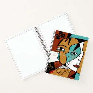 60 Day Art Challenge Picasso-Inspired Sketch Notebook