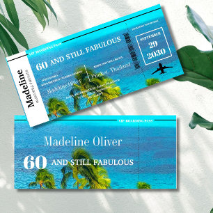 60 et toujours fabuleux Invitation d'anniversaire