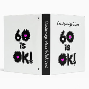 60 is OK Birthday Binder