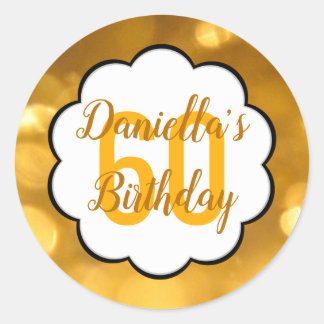 60 - Nombre d'or Stickers Anniversaire