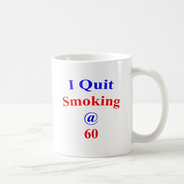 60  Quit Smoking Coffee Mug (Right)