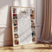 60 Reasons We Love You Birthday Keepsake Gift