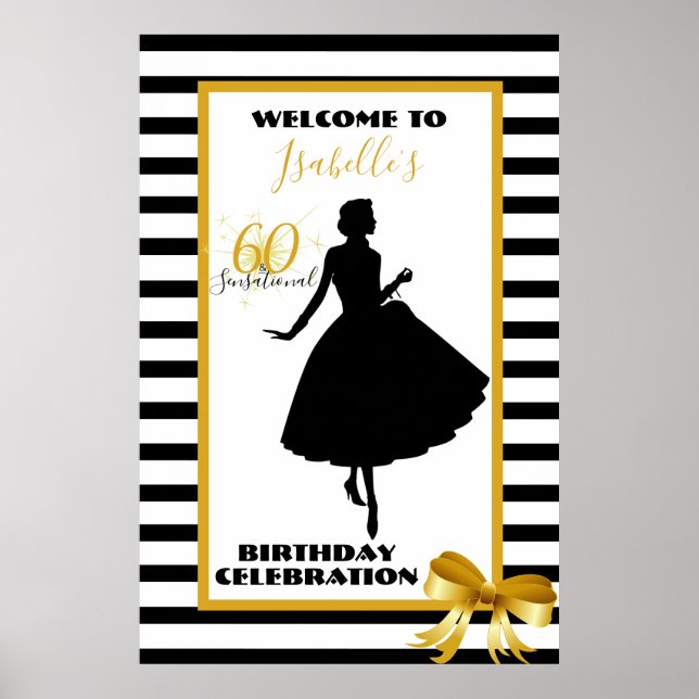 60 & SENSATIONAL 60e anniversaire Affiche de bienv (Devant)