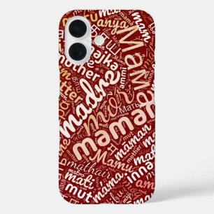 60 Words for 'Mother' in Different Languages iPhone 16 Case
