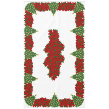 60" X 104" Christmas Tablecloth