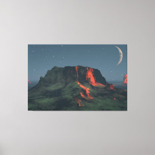 60" x 40" Canvas Art w' "Desert Monuments" image