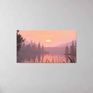 60" x 40" Canvas Art with "Sunrise" image