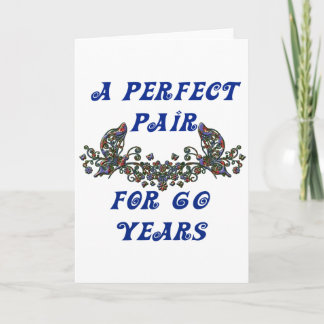 60 Year Anniversary Card