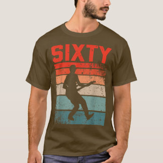 60 Year Old60th Birthday Man Guitar Player Guitari T-Shirt