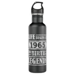 60 Year Old 1965 Birth Of Legend 60th Birthday 710 Ml Water Bottle
