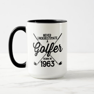 60 Year Old Golfer Golfing 1963 Golfer's 60th Mug
