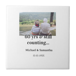 60 years anniversary still counting photo name dat tile
