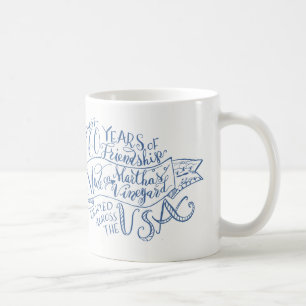 60 years of friendship on the vineyard coffee mug