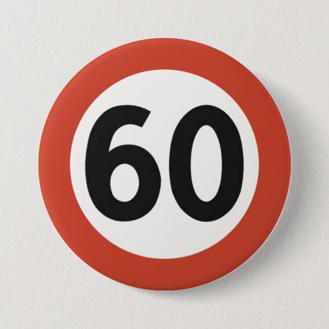 60 years old button (Front)