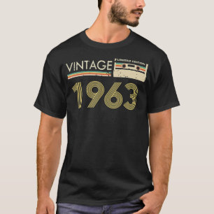 60 Years Old Vintage 1963  60th Birthday  17 T-Shirt