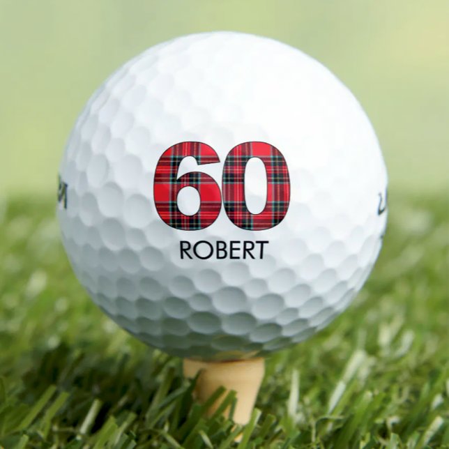 60e anniversaire balles de golf 60 ans cadeau plai (Créateur téléchargé)