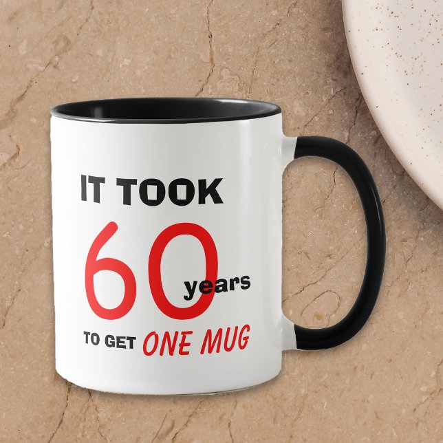 60e Anniversaire Cadeaux pour Homme Mug - Drôle (Créateur téléchargé)