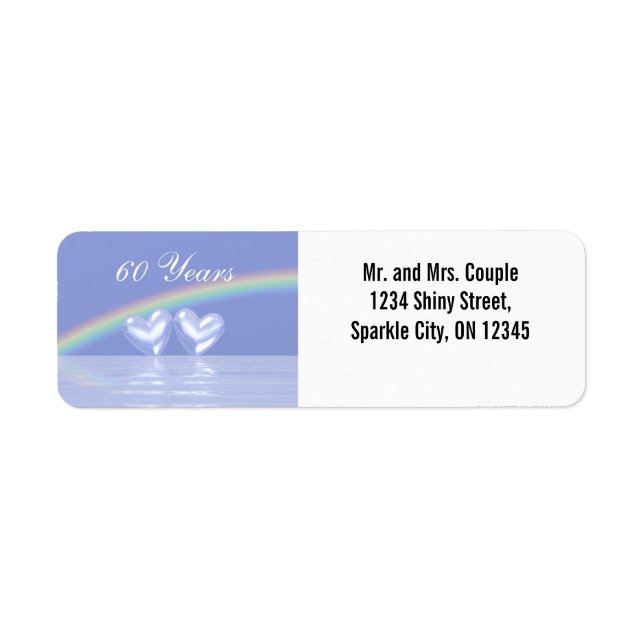 60e anniversaire Coeurs de diamants (Devant)