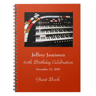 60e Anniversaire de la fête Livre d'invité, Orgue