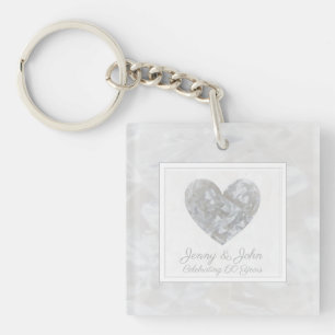 60e anniversaire de mariage diamant coeur personna
