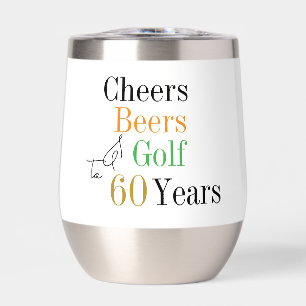 60e Anniversaire Golf Cheers Bières Mini Fête
