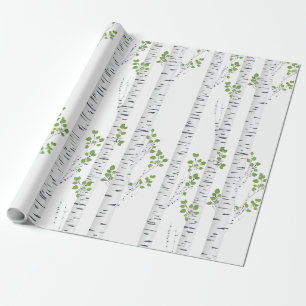 60lb Wrapping Paper Roll Deer Doe Buck Woodland Hu