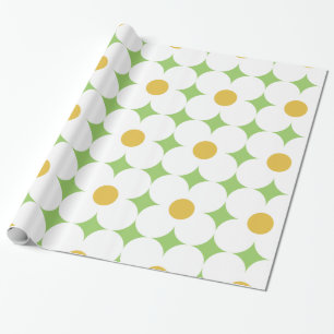 60s 70s Flower pattern wrapping paper