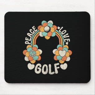 60s 70s Groovy Rainbow Outfit Hippie Lover Peace L Mouse Pad