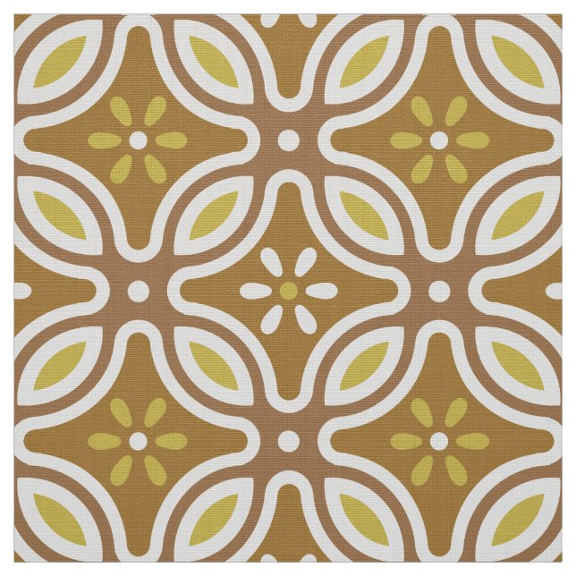 60s 70s kitchen tile retro pattern fabric (Swatch)