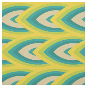 60s 70s mod retro patern fabric