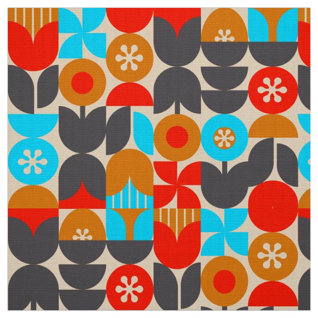60s 70s nostalgic retro fabric (Swatch)