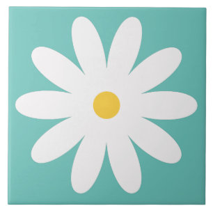 60s 70s retro flower tile