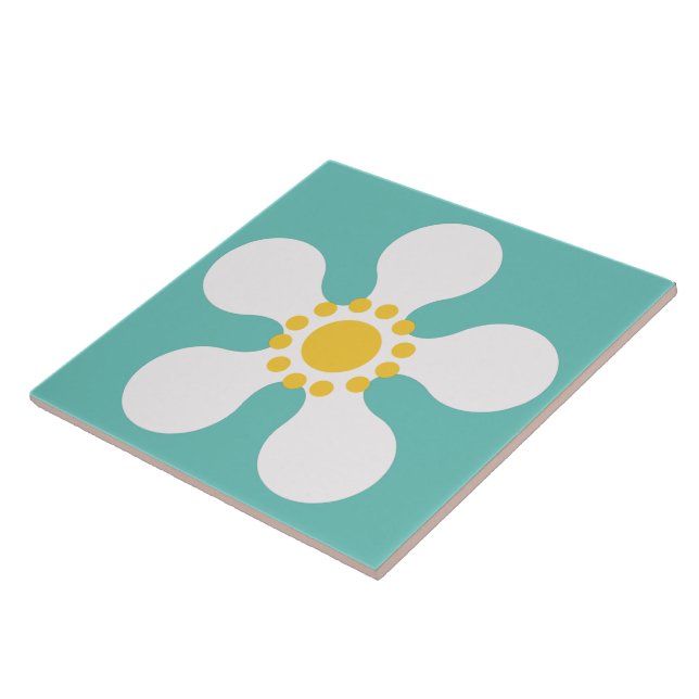 60s 70s retro flower tile (Side)