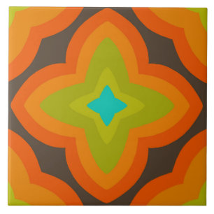 60s 70s retro tile