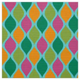 60s 70s simple retro palette fabric
