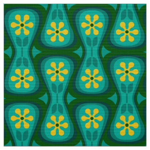 60s 70s yoni styled retro fabric