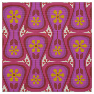 60s 70s yoni styled retro fabric