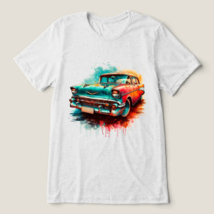 60s car Tri-Blend shirt