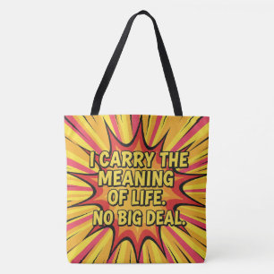 60s Comic Style Print by Natasha Us Tote Bag