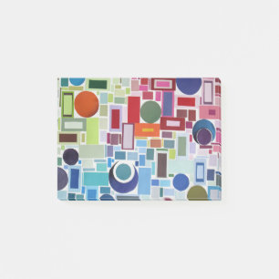 60's Disco Retro Mosaic Collage Abstract Post-it Notes
