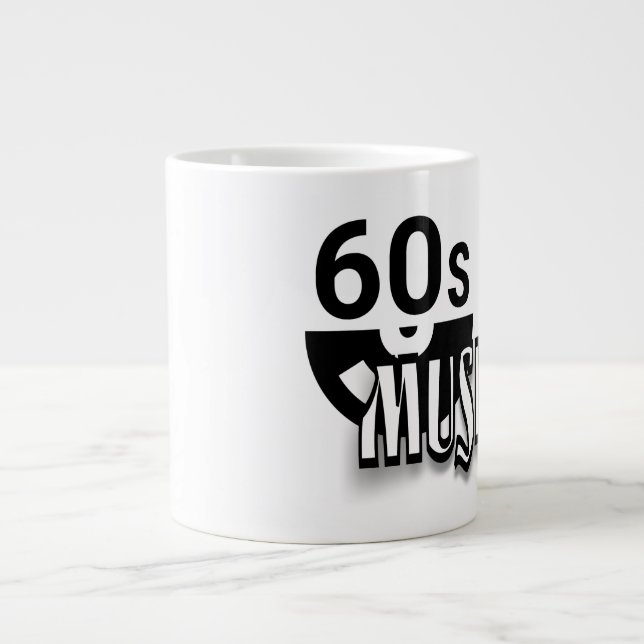 60s Music   - Jumbo Mug (Front)