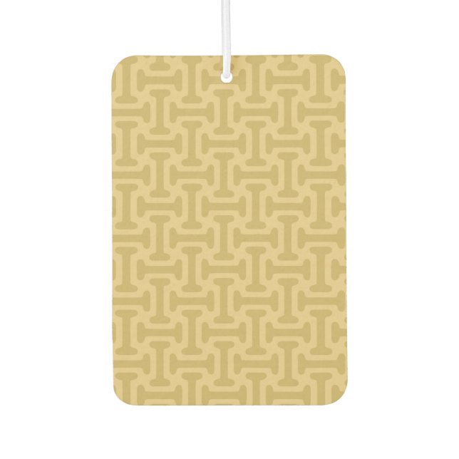 60s Paper Pattern Air Freshener (Front)