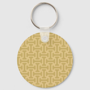 60s Paper Pattern Keychain