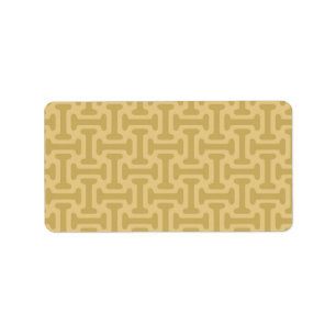 60s Paper Pattern Label