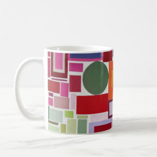 60's Retro Disco Colour Chart Collage tea or Coffee Mug