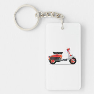 60s Scooter Motorbike Keychain
