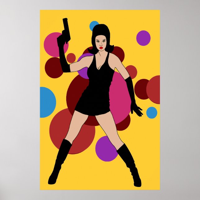 60s Spy Girl Poster (Front)